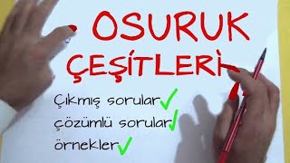 YKS 2022 OSUROLOJİ detaylı konu anlatım 🐘💨 // osruk çeşitleri