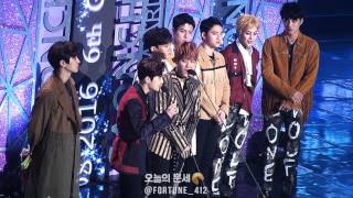 170222 GAON CHART AWARDS EXO ALBUM @ 가온차트 시상식 올해의 가수상 앨범 부문 3분기 수상소감♡ (수호, 찬열, 카이, 첸)