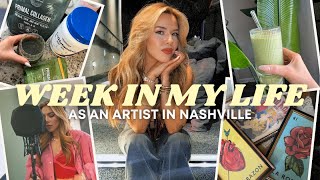 WEEK IN MY LIFE AS AN ARTIST IN NASHVILLE: STUDIO SESSIONS, REHEARSALS, TRAVEL SHOWS