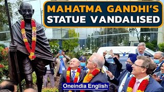 Mahatma Gandhi’s life size statue vandalised in Australia | Oneindia News