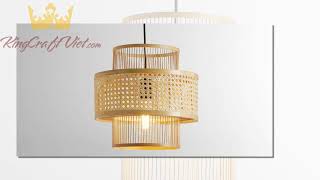 Bamboo Lampshade Collection (Part 3) || King Craft Viet