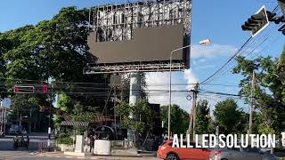 งานติดตั้งป้ายโฆษณา LED Outdoor