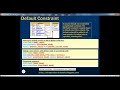 Adding a default constraint  in sql Part 4