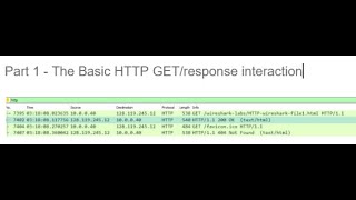 Part 1 - Basic HTTP GET/response interaction ( HTTP lab (Wireshark)) | Computer Networking