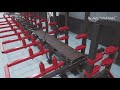 hbw – h beam welding line with integrated flange straightening machine h profil kaynak ve flanş...