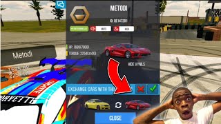 I Trade My BMW M4 to Corvette 1695hp In Car Parking | Trading my BMW M4 glitch In Car Parking