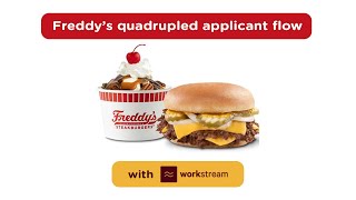 Freddy's quadrupled applicant flow by using Workstream