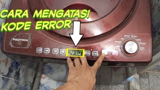 how to solve the error code f1n1 on the washing machine polytron -zeromatic