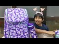 smiggle backpack purple panda unboxing back to school 2020