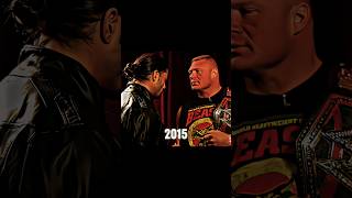 Roman Reigns & Brock Lesnar Then vs Now 🥹 Edit #shorts #viralshorts
