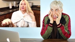 HAIRDRESSER REACTS TO EXTREME BLEACH FAIL! (SO MUCH BREAKAGE!) | bradmondo