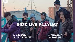 RIIZE LIVE PLAYLIST 2024