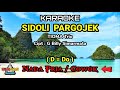 SIDOLI PARGOJEK Karaoke Nada Cowok / Pria (D=Do) | Tioma Trio, Cipt : G Billy Simarmata