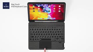 WIWU Bluetooth Mag Touch IPad Keyboard Case