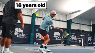 Most Powerful Forehand Drive In Pickleball [BREAKDOWN + SLO-MO]