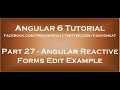 Angular reactive forms edit example