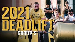 770 lbs (349 kg) Deadlift for Reps | 2021 World's Strongest Man | Group Five