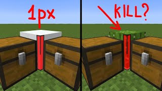 can 1 pixel of different blocks kill you?