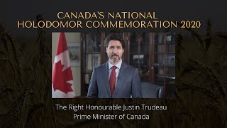 Holodomor Commemoration - Message from the Prime Minister of Canada