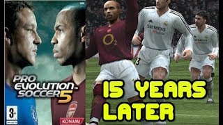 PRO EVOLUTION SOCCER 5! 15 YEARS LATER...