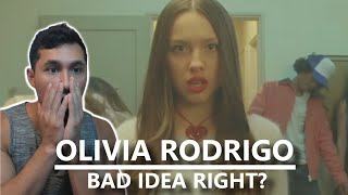 OLIVIA RODRIGO REACTION | Olivia Rodrigo - bad idea right? (Official Video)
