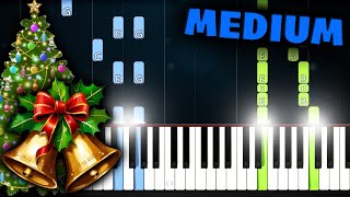 Jingle Bell Rock - Piano Tutorial (MEDIUM)