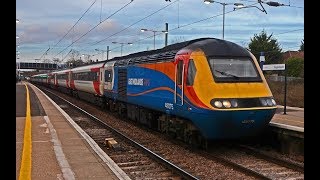 LNER ECML at speed - Biggleswade 22/12/2018