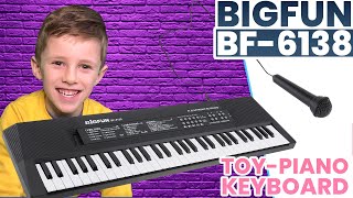 61-Key Piano Keyboard Review // BIGFUN BF-6138