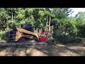 2007 supertrak sk140 str skid steer with a 2014 fecon bh74 mulching head