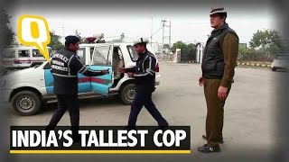 The Quint: 7 Ft 4 In Rajesh Kumar is The Tallest Cop In India