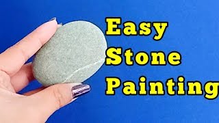 Easy Stone painting ideas /Best out of waste -Shamina's DIY