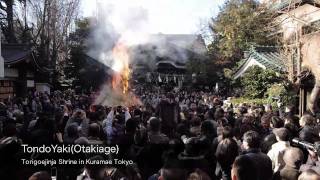 2011 鳥越神社とんど焼き　Tondoyaki　Torigoejinja shrine