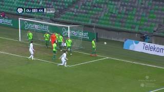 21. krog: Olimpija - Krško 1:1; Prva liga Telekom Slovenije 2016/17