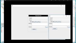 Java Swing+MigLayout Tutorial - Simple Form