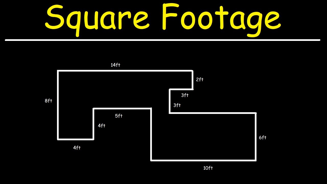 How To Calculate Square Footage - YouTube