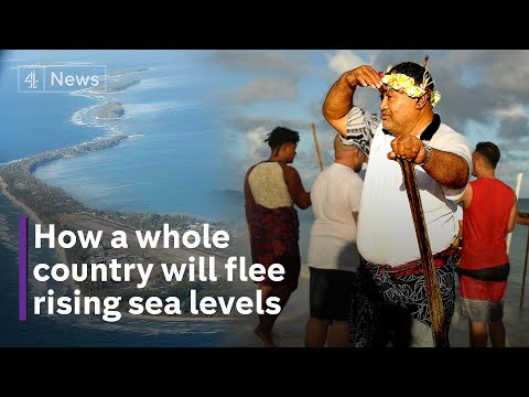 How is climate change affecting Tuvalu?