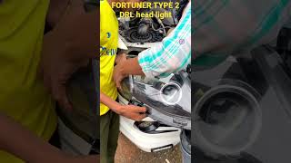 FORTUNER type 2 drl head light with metrix led 2year replacement guarantee