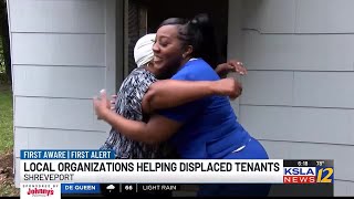 Local organizations assisting displaced tenants from 3 Shreveport apartments