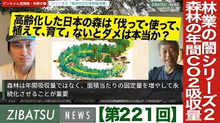 【第221回】林業界の闇(2)「森林のCO2年間吸収量」