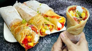 Corns Chicken Rolls | Chicken Ke Rolls ki Recipe | Street Style Kathi Roll | Ramadan Special