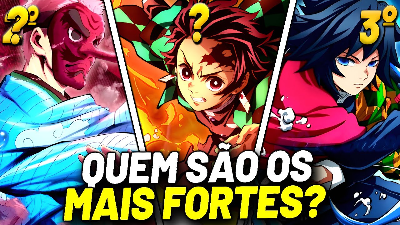 OS 10 PERSONAGENS MAIS FORTES VIVOS DE DEMON SLAYER - KIMETSU NO YAIBA ...