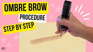 HOW TO DO OMBRE BROWS (on Synthetic Skin)