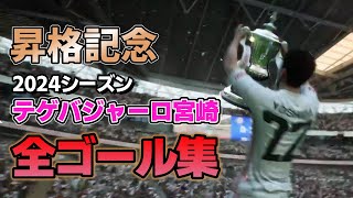 【昇格決定！】テゲバジャーロ宮崎 2024年の全ゴール集