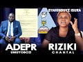 PART 02: YELLOW PAPER Y'IBANGA YASOHOTSEHO RIZIKI Chantal MURI ADEPR, ARAYIYOBOYE-Apostle MUTABAZI