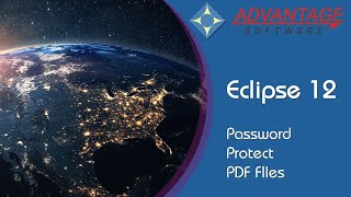 Eclipse 12 - Password Protect PDF Files