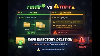 Remove Directories in Linux: rmdir vs rm -r Command Tutorial (Git Bash)