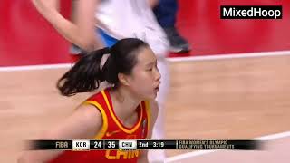 女篮奥运资格赛中国100-60韩国全场集锦|Tokyo Olympics women's basketball qualifications China100-60Korea highlights