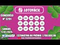 🍀 resultado do sorteio da lotofácil concurso nº 3291 confira os números sorteados hoje 11 01