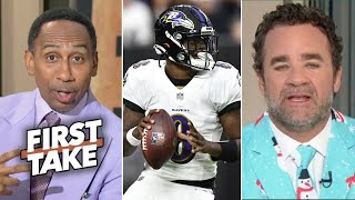 FIRST TAKE | Stephen A. Smith: Lamar Jackson will prove he's MVP by take Ravens beat Texans weekend