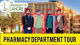 pharmacy department tour of university of Lahore| last day of first semester pharm d